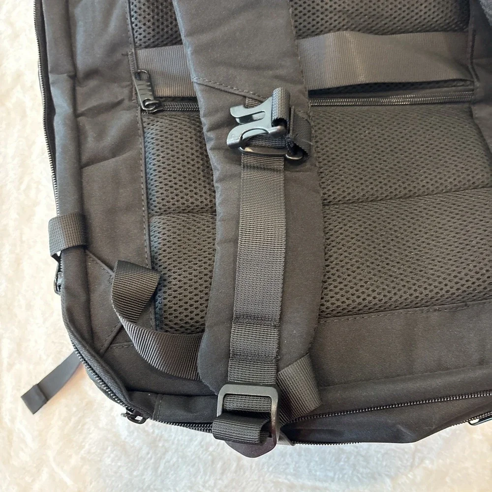 Gieury Expandable Carry On Backpack, Multiple Pouches, Laptop, Large Center.